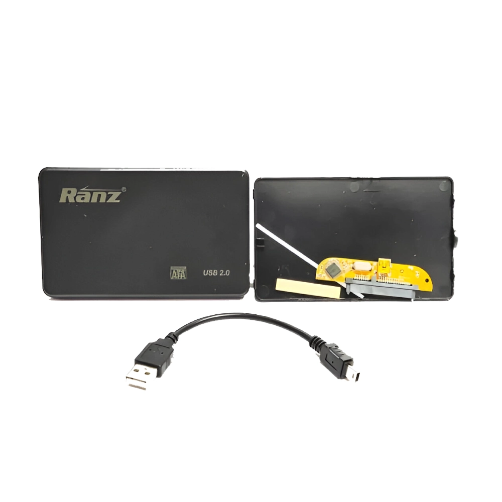 Ranz SSD SATA Casing 2.5 Inch USB 2.0 Plastic view 2